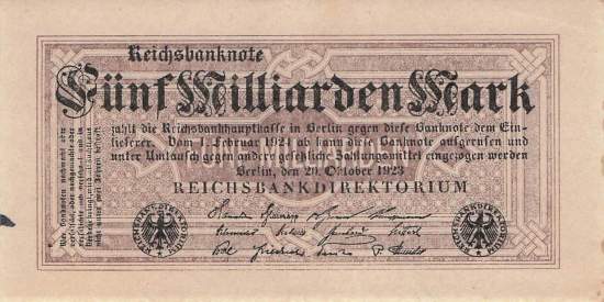 5 Milliarden Mark